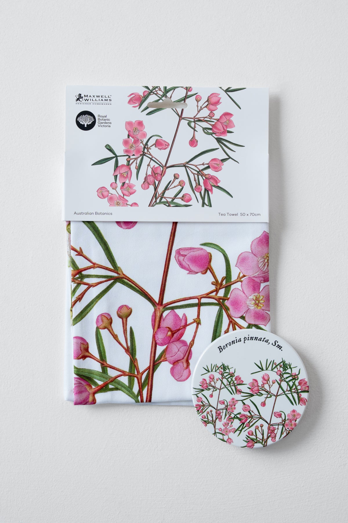 RBGV X Maxwell & Williams Australian Botanics Tea Towel - Boronia