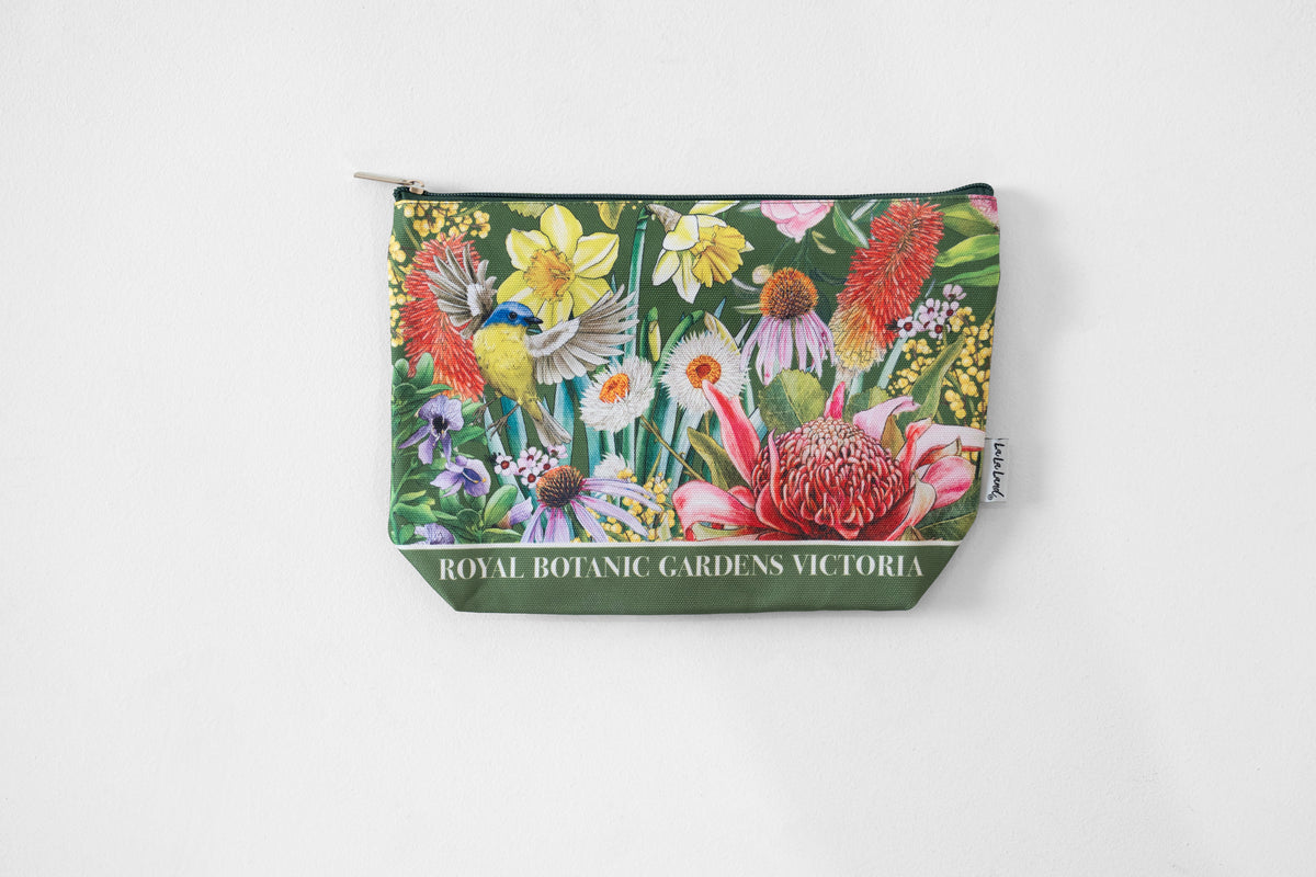RBGV X La La Land Botanical Blooms Travel Pouch