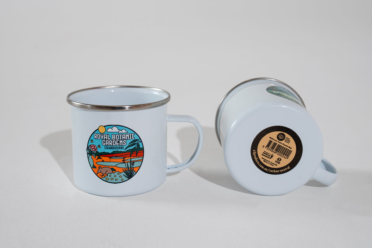 RBGV Cranbourne Garden Scene Enamel Mug