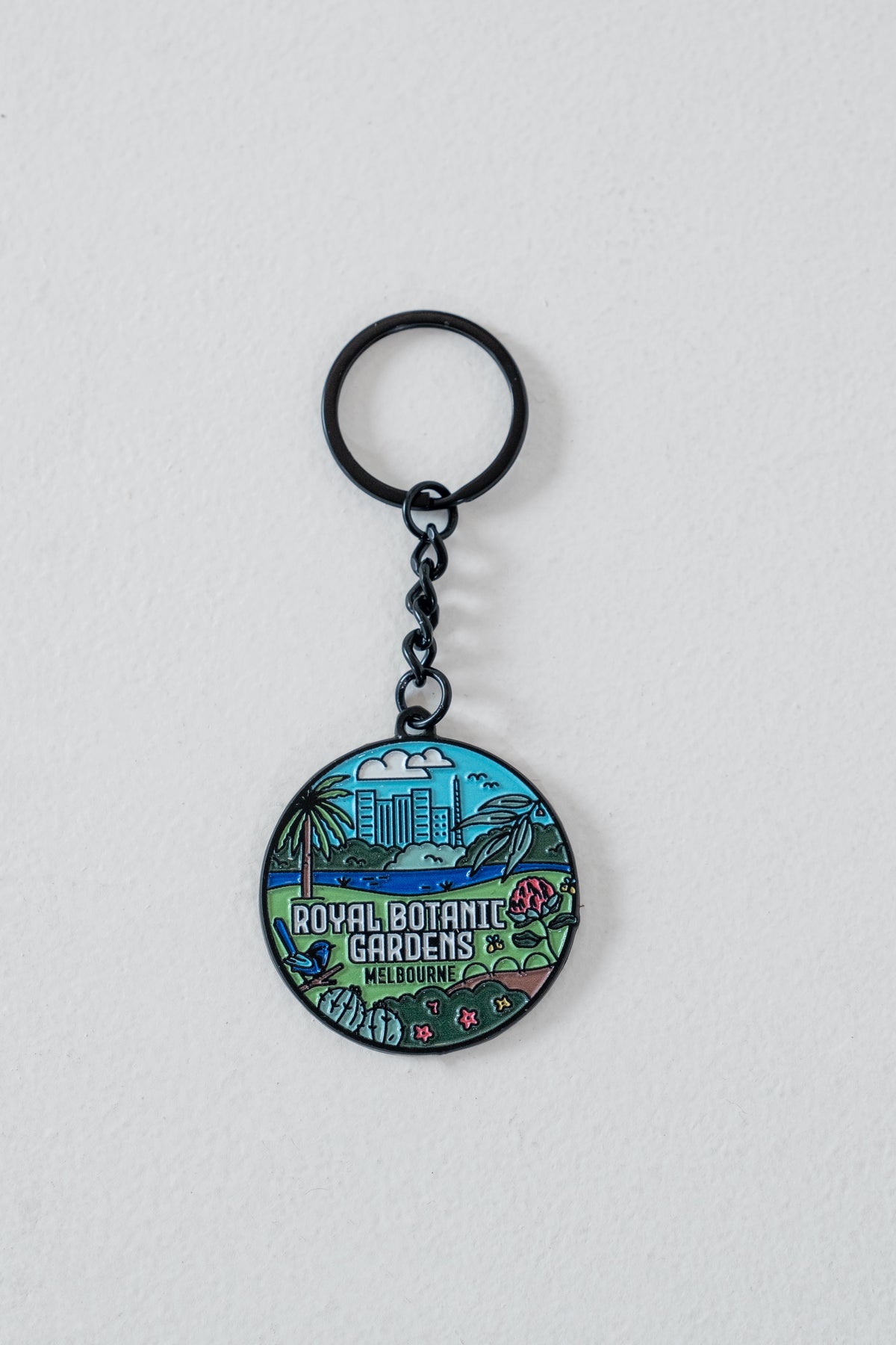 RBGV Melbourne Garden Scene Key Ring