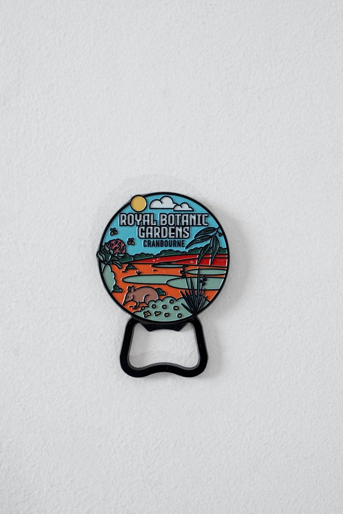 RBGV Cranbourne Garden Scene Magnet Bottle Opener