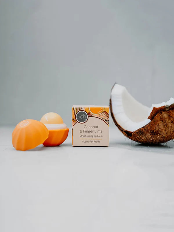 Koh Living Moisturising Lip Balm - Coconut & Finger lime
