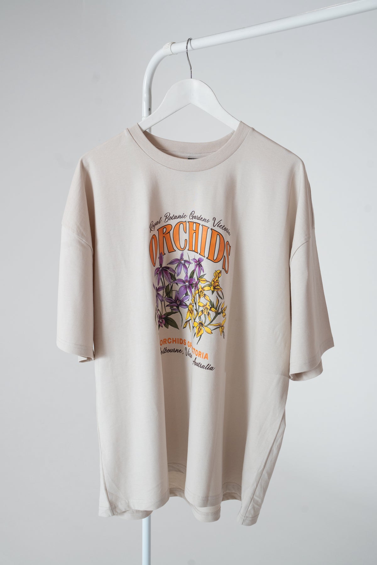 Short Sleeve Boxy Tee-Orchid