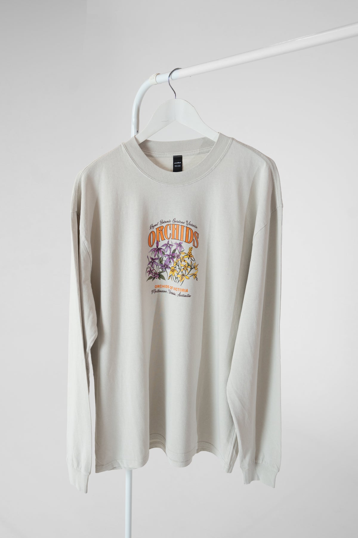 Long Sleeve Printed Tee-Orchid