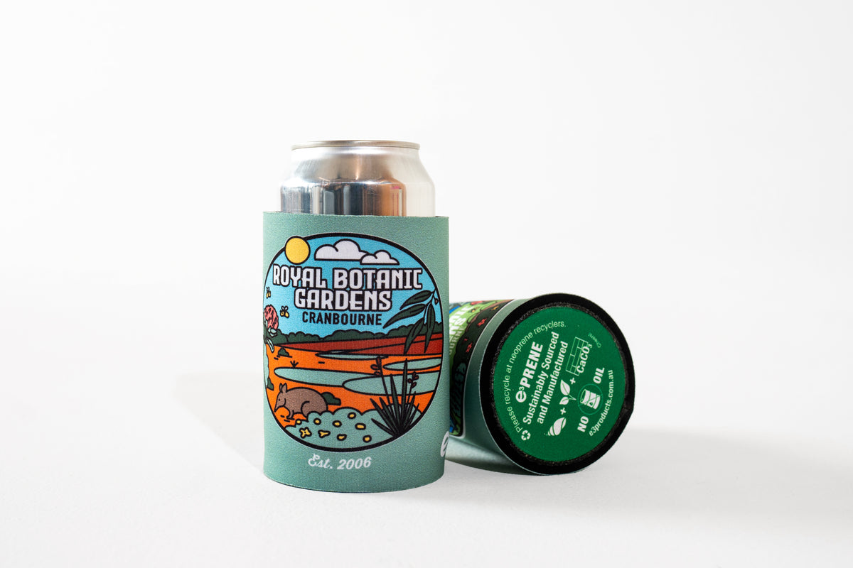 RBGV Stubby Holder Cranbourne Scene- Sage