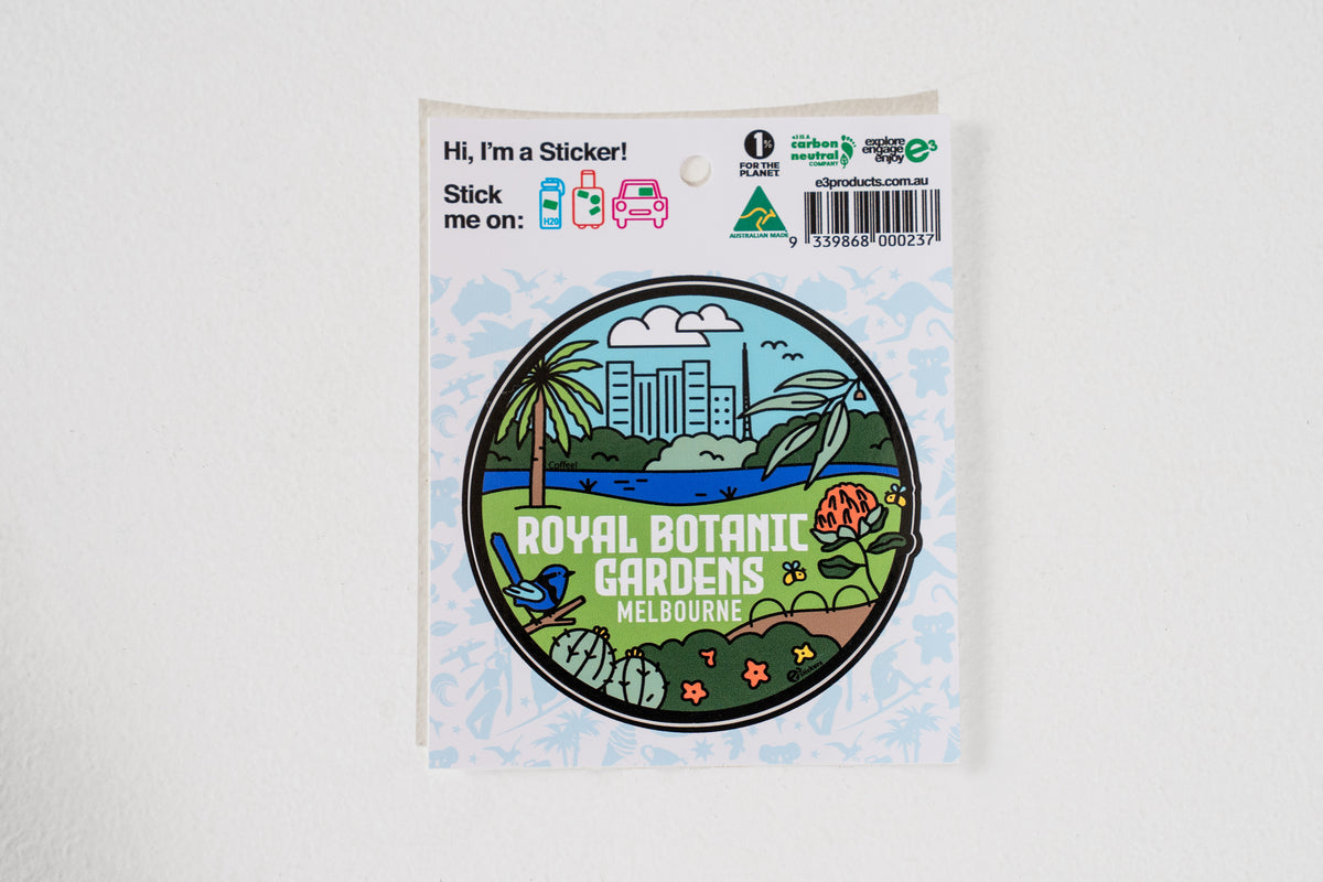 RBGV Melbourne Garden Scene Sticker