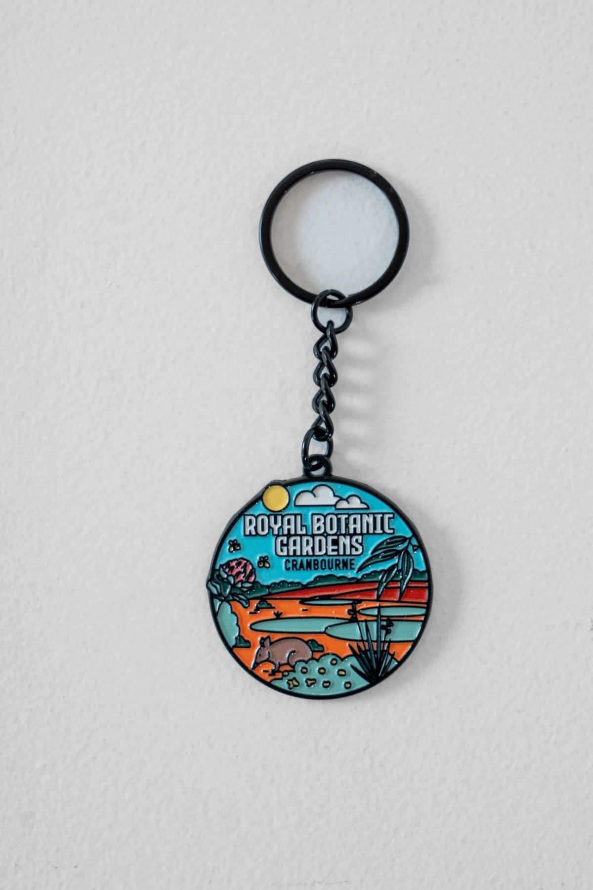 RBGV Cranbourne Garden Scene Key Ring