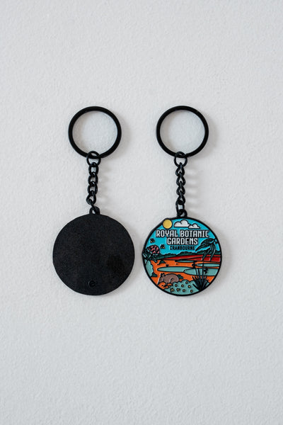 RBGV Cranbourne Garden Scene Key Ring