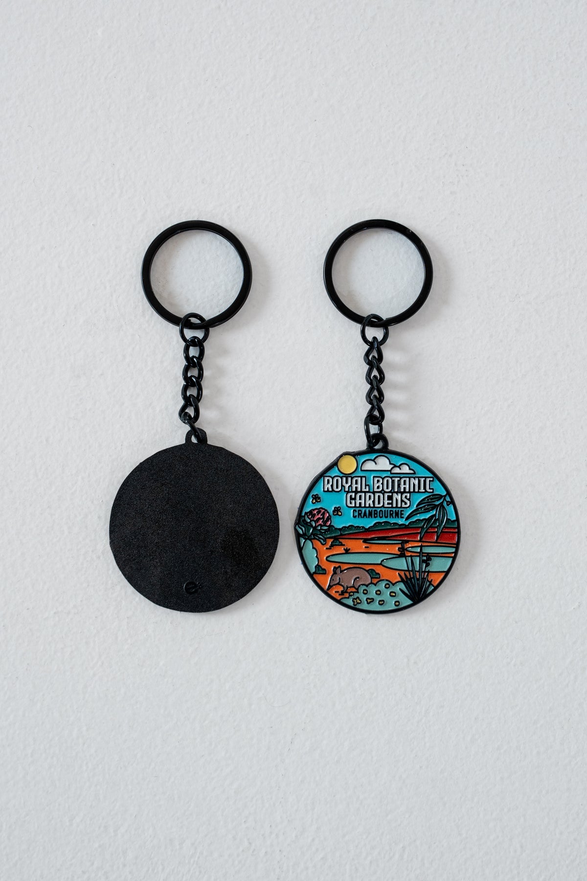 RBGV Cranbourne Garden Scene Key Ring