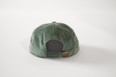 Cord Flat Peak Dad Cap Cranbourne- Sage Green