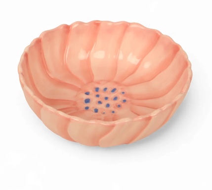 stand bowl flower blush stoneware la la land 2BW1-DL01
