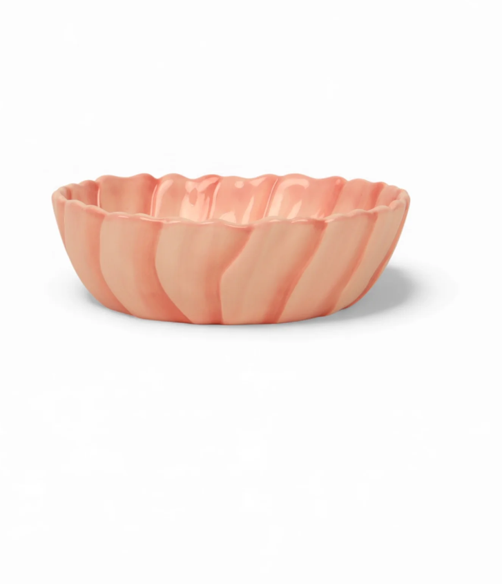 stand bowl flower blush stoneware la la land 2BW1-DL01