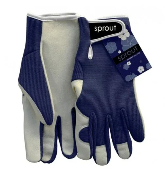 sprout garden gloves goatskin navy annabel trends 55750