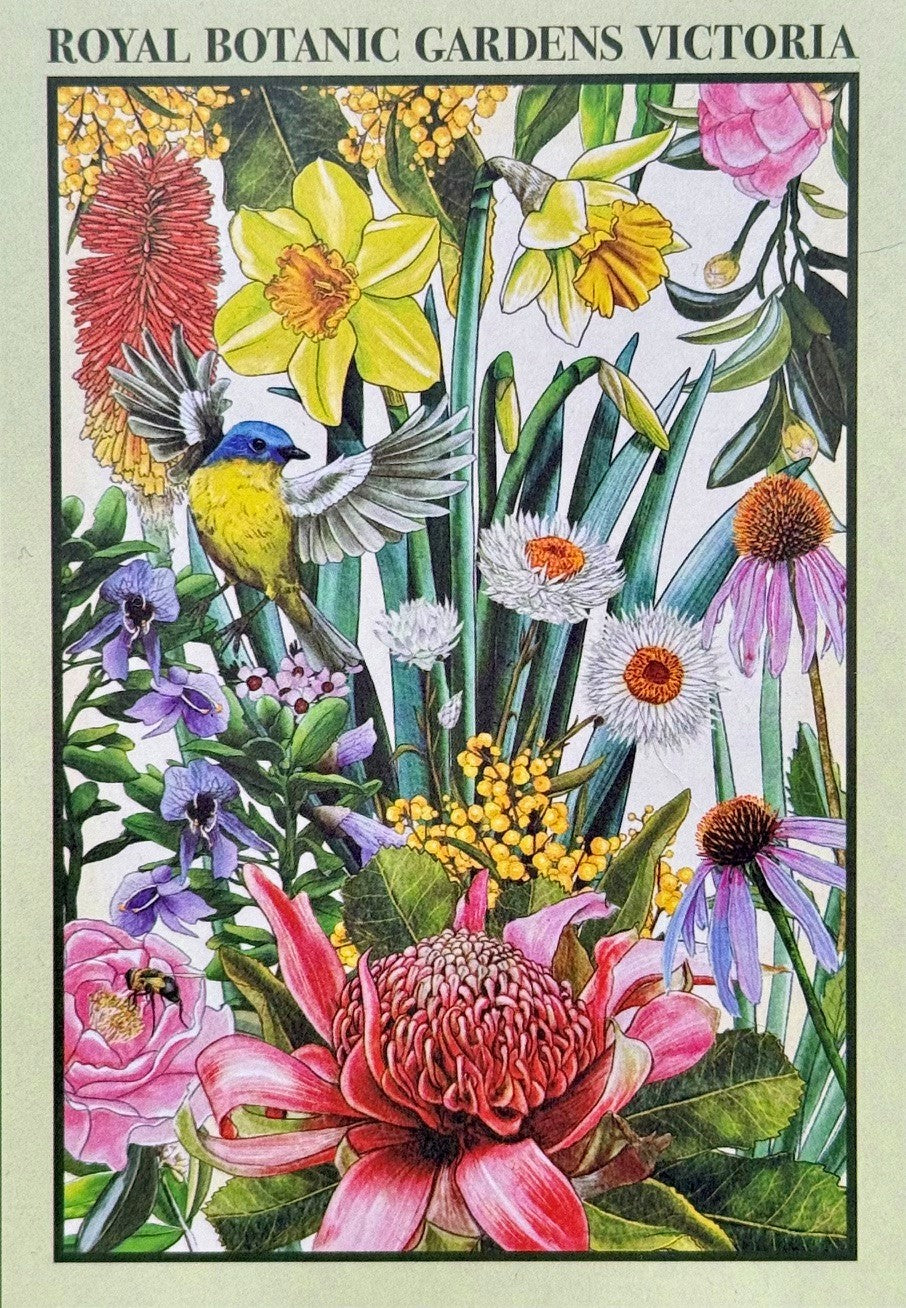 RBGV X La La Land Botanical Blooms Tea Towel
