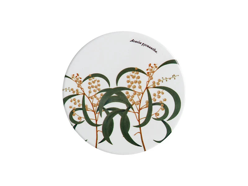 RBGV X Maxwell & Williams Australian Botanics Ceramic Coaster - Wattle