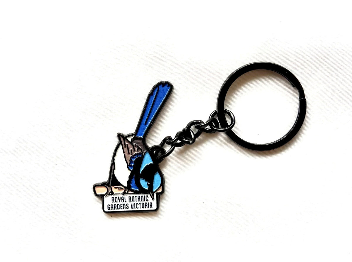RBGV Blue Fairy Wren Key Ring