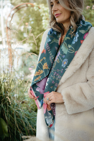 Garden of Dreams Scarf Fleur Harris X RBGV